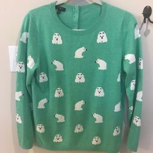 Polar bear sweater.